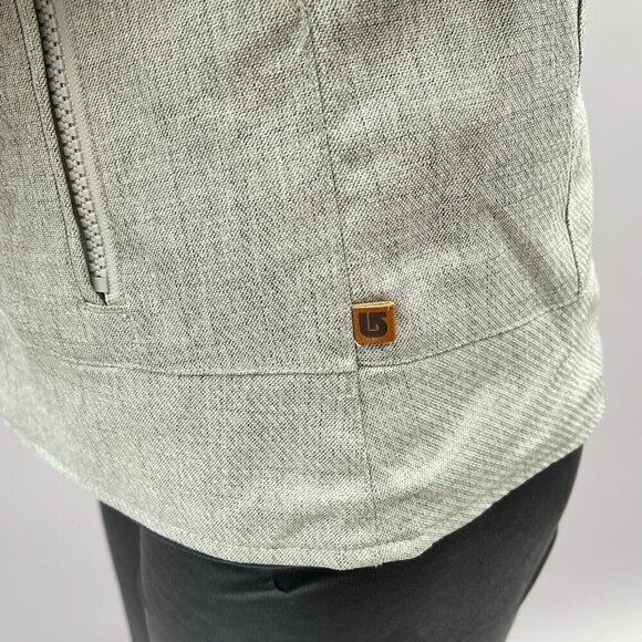 Burton DRYRIDE Womens Snow Skiing Jacket Gray/Green Hooded XS - Picture 15 of 15